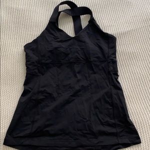 Lululemon black workout tank
